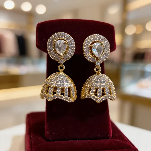 Gold-Tone_Stainless_Steel_Crystal_Studded_Jhumka_Earrings_For_Women