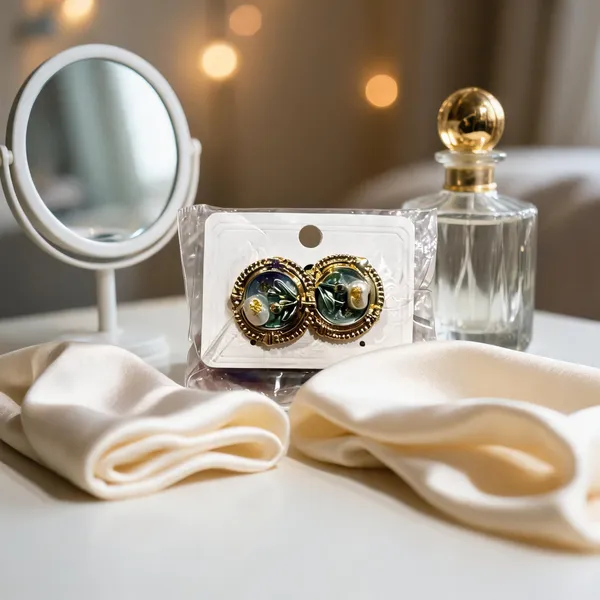 Gold_Green_Anti_Tarnish_Circular_Stud_Earrings_For_Women_-_Pack_of_2