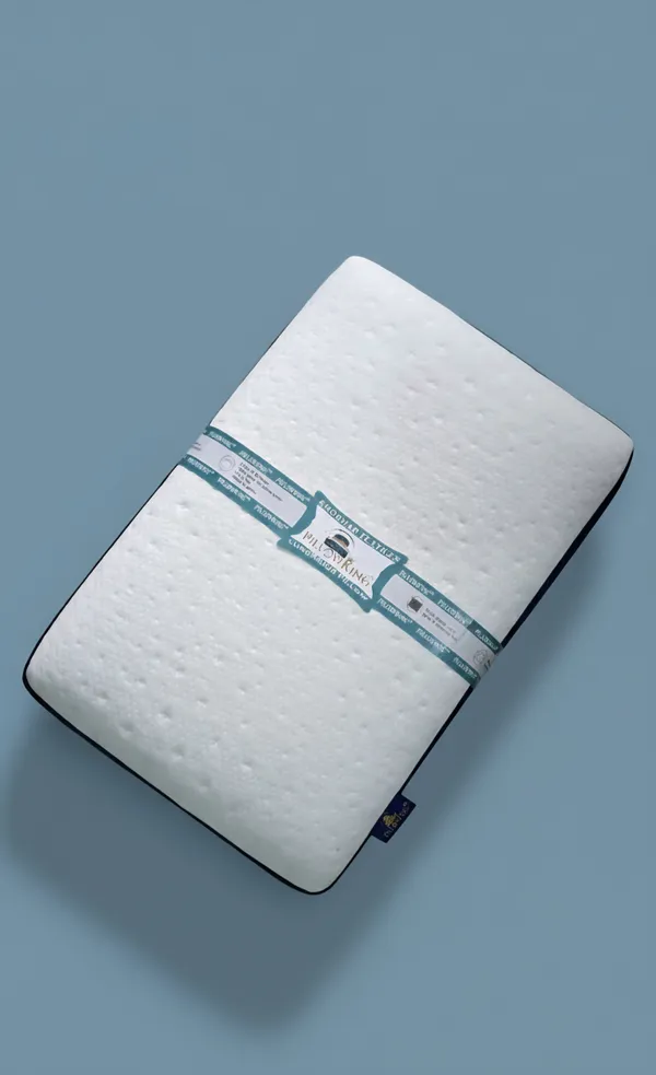 White_Memory_Foam_Textured_Pillow_Bedroom