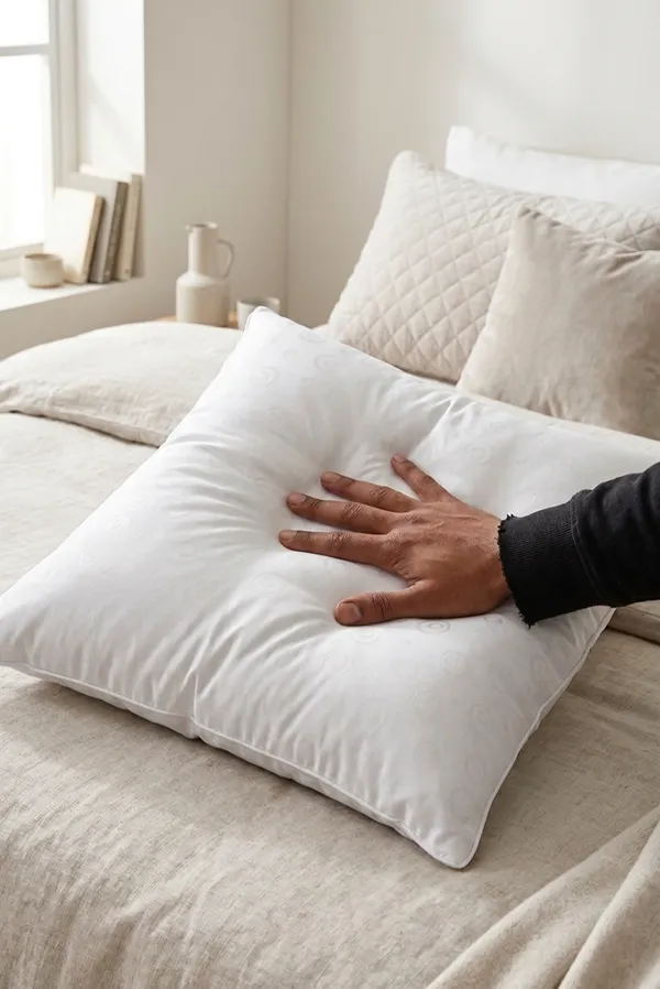 White_Fiber_Cushion_Set_Bedroom_Set_Of_4