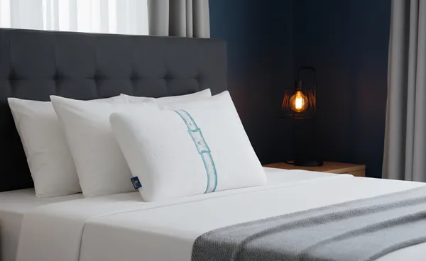 White_Memory_Foam_Textured_Pillow_Bedroom