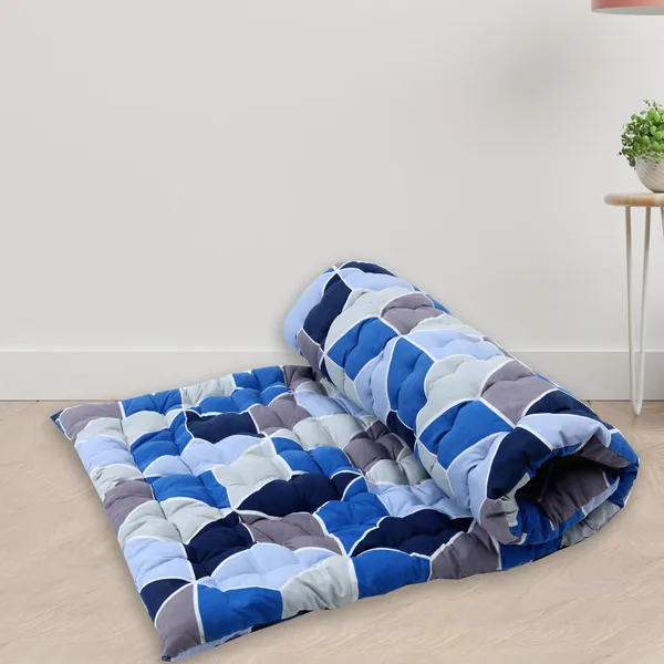 Multicolor_Cotton_Abstract_Print_Foldable_Floor_Mattress_Bedroom