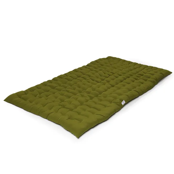 Green_Cotton_Quilted_Floor_Mattress_Bedroom