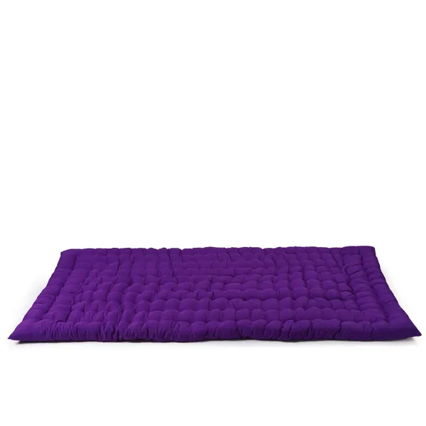 Purple_Cotton_Quilted_Floor_Mattress_Bedroom