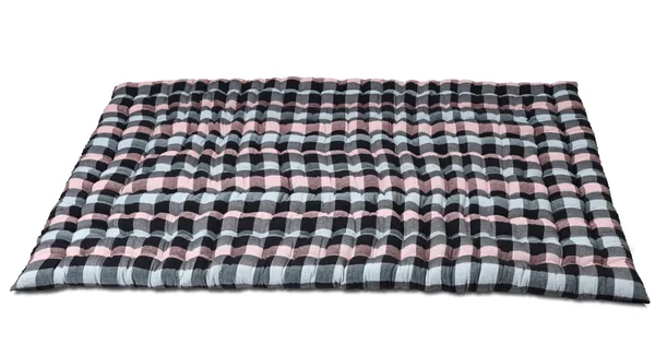 Multicolor_Cotton_Quilted_Checkered_Floor_Mattress_Bedroom