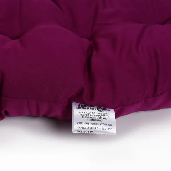 Pink_Cotton_Checked_Quilted_Floor_Mattress_With_Bolster_Bedroom