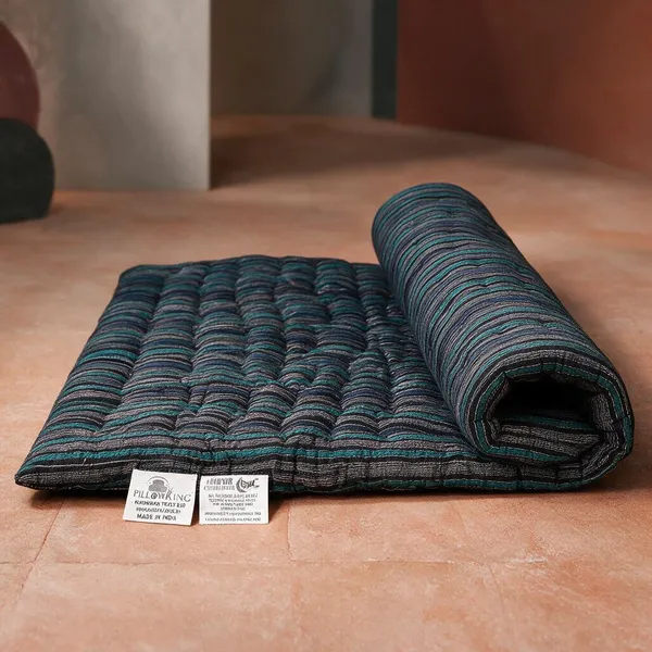 Multicolor_Cotton_Quilted_Tufted_Floor_Mattress_Bedroom