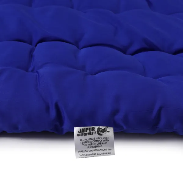 Navy_Blue_Cotton_Quilted_Rollable_Floor_Mattress_Bedroom