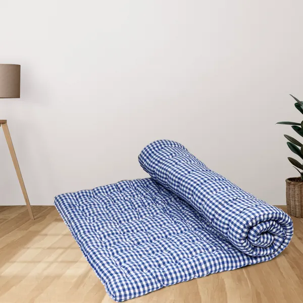 Blue_Cotton_Solid_Quilted_Floor_Mat_Bedroom