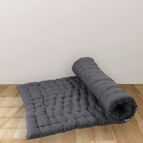 Grey_Cotton_Quilted_Tufted_Floor_Mattress_Bedroom
