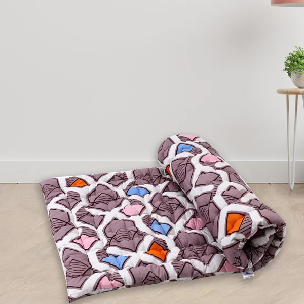 Multicolor_Cotton_Foldable_Leaf_Pattern_Floor_Mattress_Bedroom
