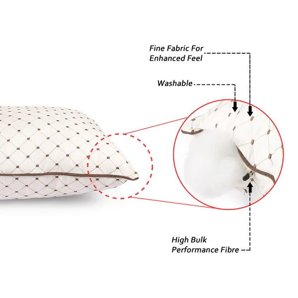 White_Fiber_Geometric_Pattern_Sleeping_Pillow_Bedroom