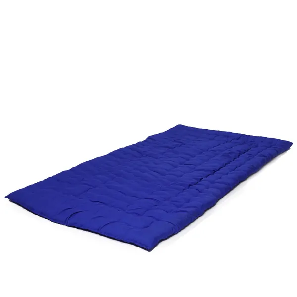 Navy_Blue_Cotton_Quilted_Rollable_Floor_Mattress_Bedroom