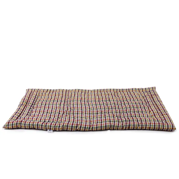 Beige_Cotton_Quilted_Checkered_Foldable_Floor_Mattress_Bedroom