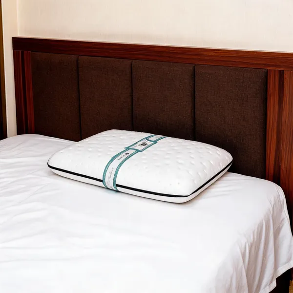 White_Memory_Foam_Textured_Pillow_Bedroom