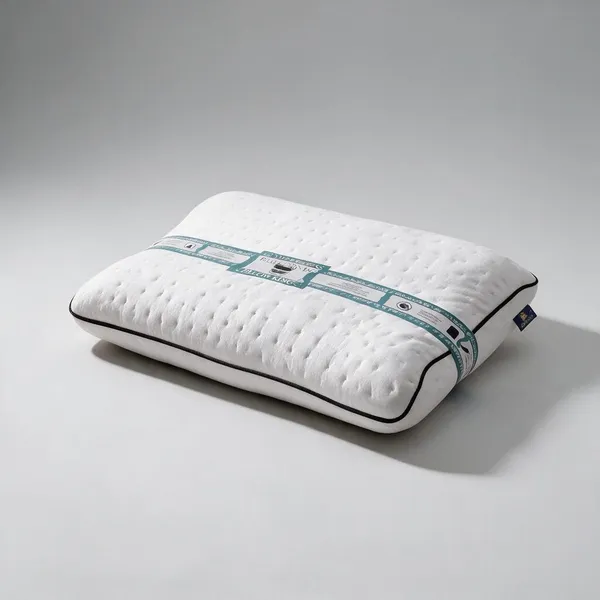 White_Memory_Foam_Textured_Pillow_Bedroom