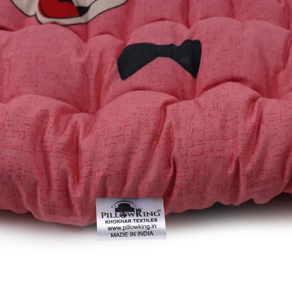 Pink_Cotton_Mickey_Mouse_Print_Quilted_Floor_Mattress_Bedroom