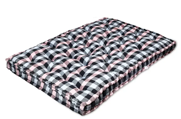 Multicolor_Cotton_Quilted_Checkered_Floor_Mattress_Bedroom