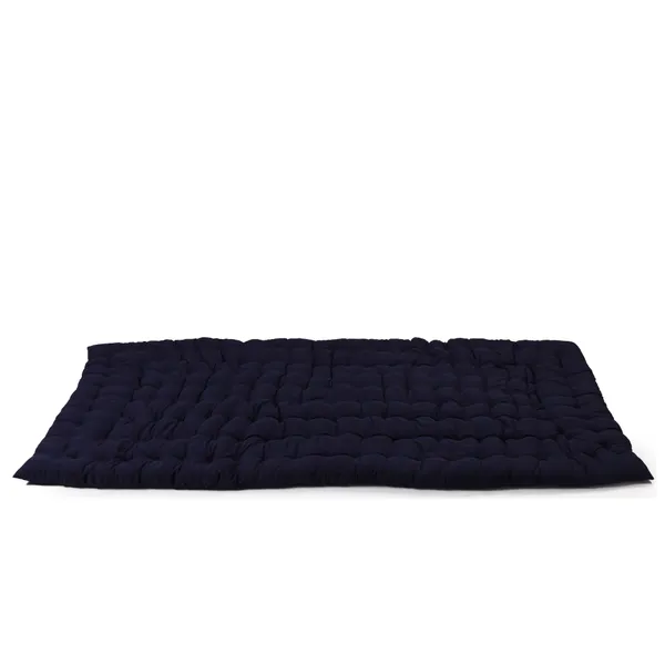 Black_Cotton_Quilted_Floor_Mattress_Bedroom
