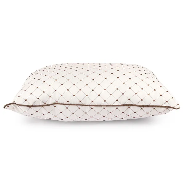 White_Fiber_Geometric_Pattern_Sleeping_Pillow_Bedroom