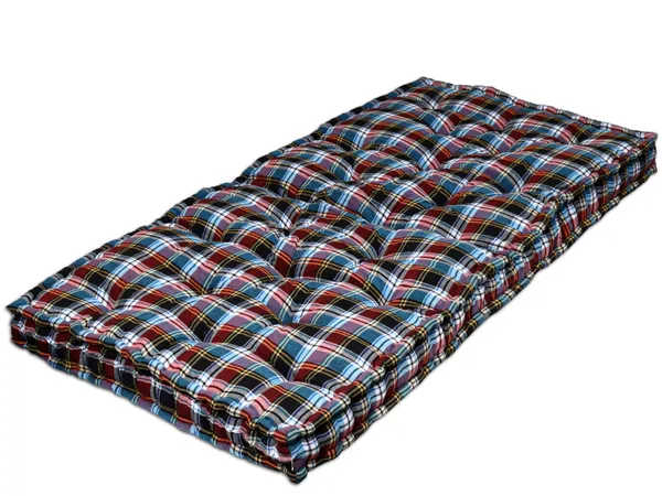 Multicolor_Cotton_Quilted_Plaid_Floor_Mattress_Bedroom