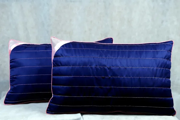 Navy_Blue_Fiber_Quilted_Rectangular_Pillow_Set_Bedroom_Set_Of_2