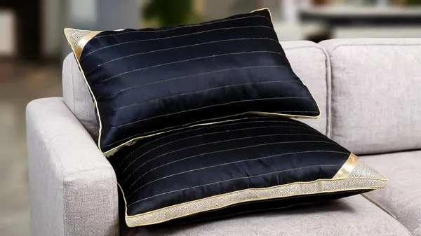 Navy_Blue_Fiber_Solid_Bed_Pillow_Set_Bedroom_Set_Of_2