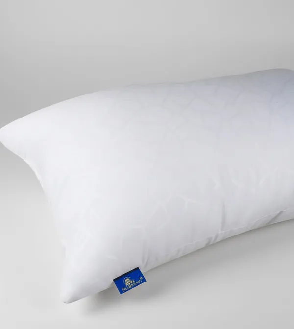 White_Fiber_Plain_Rectangular_Pillow_Bedroom