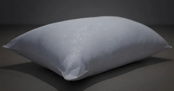 White_Fiber_Plain_Rectangular_Pillow_Bedroom
