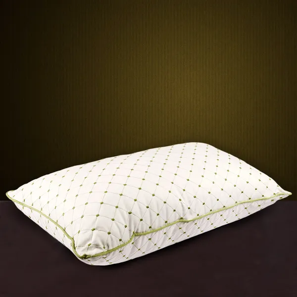 White_Fiber_Quilted_Pattern_Sleeping_Pillow_Bedroom