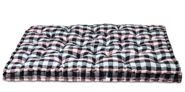 Multicolor_Cotton_Quilted_Checkered_Bed_Bedroom
