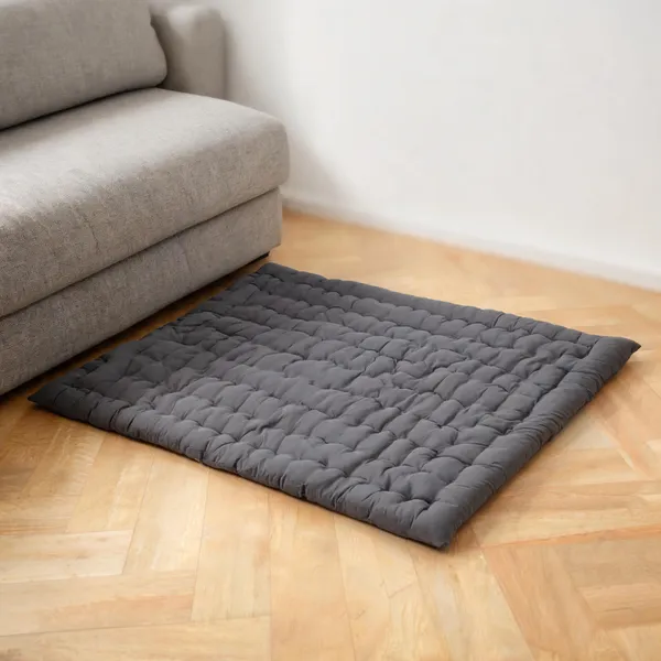 Grey_Cotton_Quilted_Tufted_Floor_Mattress_Bedroom