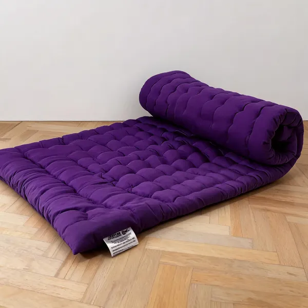 Purple_Cotton_Quilted_Floor_Mattress_Bedroom
