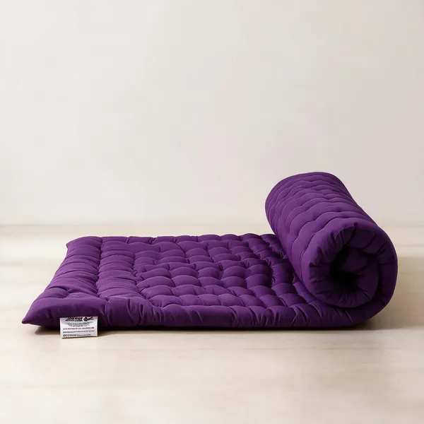 Purple_Cotton_Quilted_Floor_Mattress_Bedroom