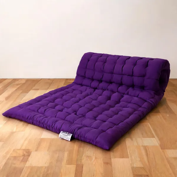 Purple_Cotton_Quilted_Floor_Mattress_Bedroom