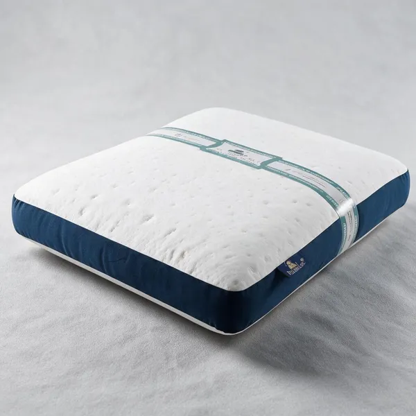 White_Memory_Foam_Solid_Contoured_Pillow_Bedroom
