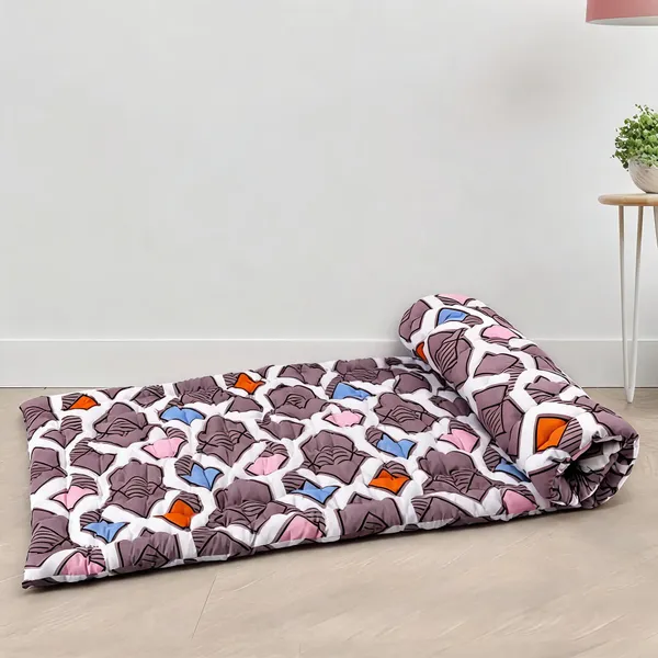 Multicolor_Cotton_Foldable_Leaf_Pattern_Floor_Mattress_Bedroom