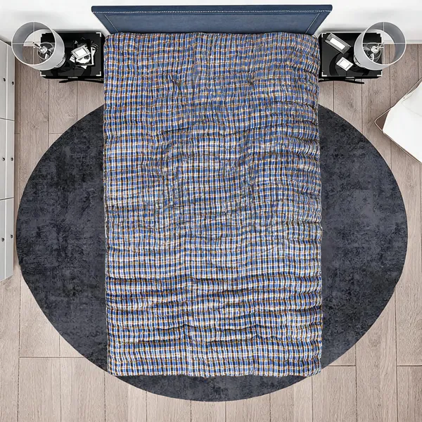 Multicolor_Cotton_Multicolour_Checked_Double_Bedsheet_Set_Bedroom