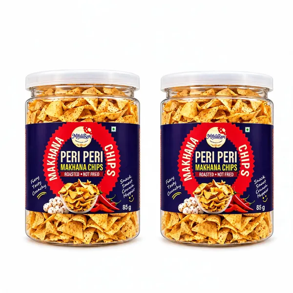 Mihilalram_Peri_Peri_Makhana_Chips_85_G_Pack_Of_2