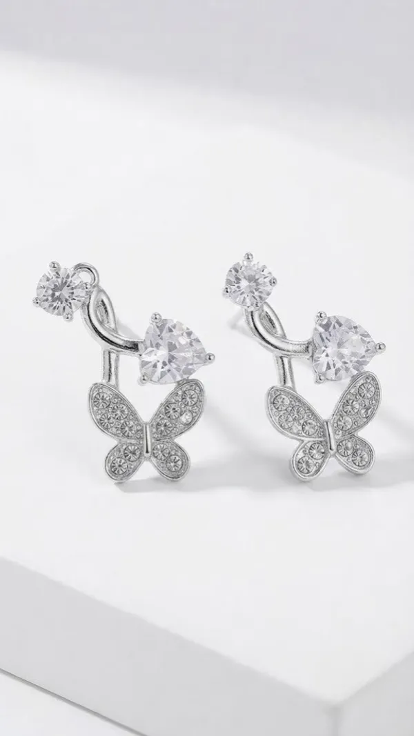 Silver_Butterfly_Crystal_Floral_Drop_Earrings_For_Women