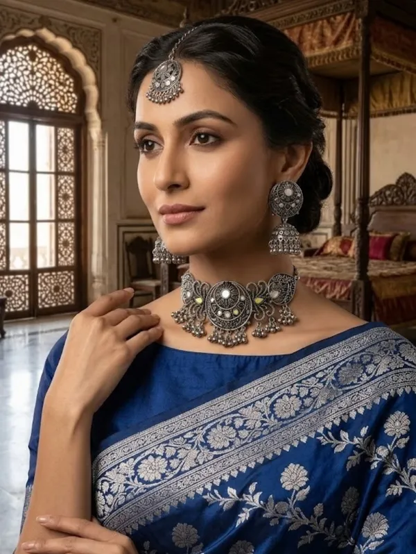 Silver_Oxidised_Traditional_Jewellery_Set_for_Women