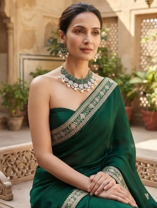 Green_Stone_Pearl_Necklace_Set_For_Women