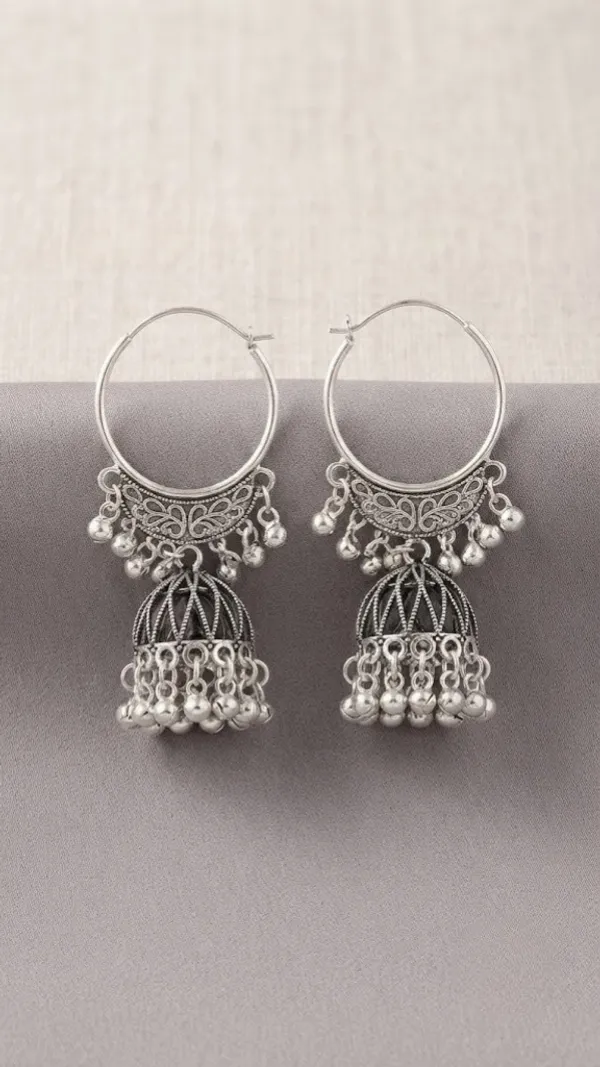 Silver_Oxidised_Hoop_Jhumka_Earrings_For_Women