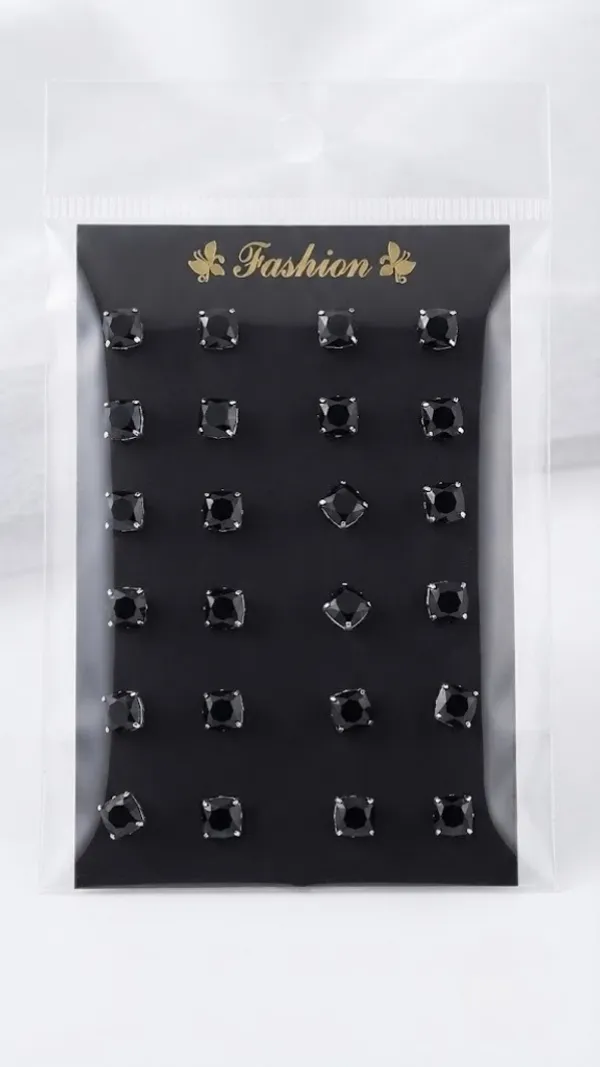 Black_Square_Stud_Earrings_Set_For_Women