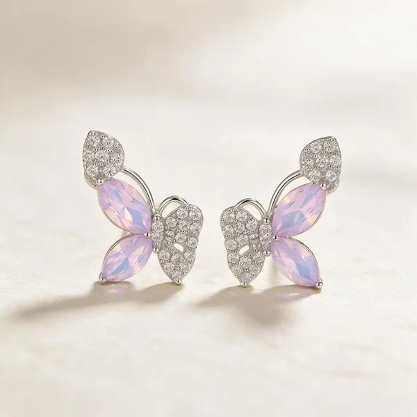 Silver_Crystal_Butterfly_Stud_Earrings_For_Women