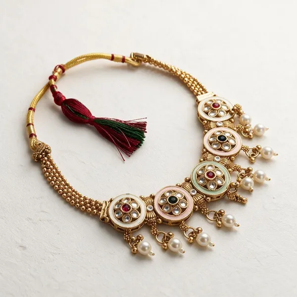 Gold_Tone_Kundan_Pearl_Beaded_Necklace_For_Women