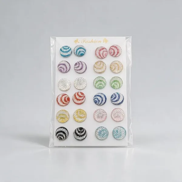 Multicolor_Glitter_Round_Stud_Earrings_Set_For_Women
