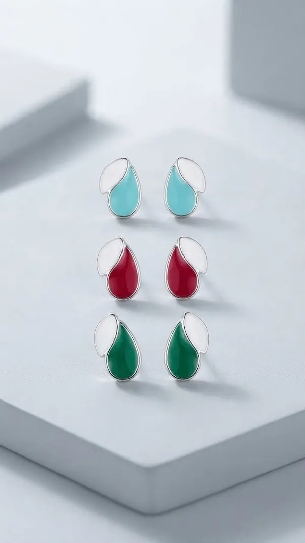 Multicolor_Leaf_Design_Earrings_Set_for_Women