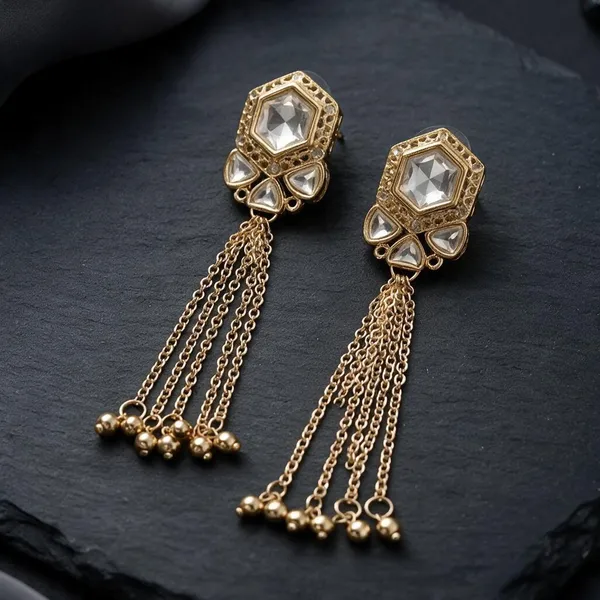 Gold_Tone_Crystal_Chain_Tassel_Drop_Earrings_For_Women