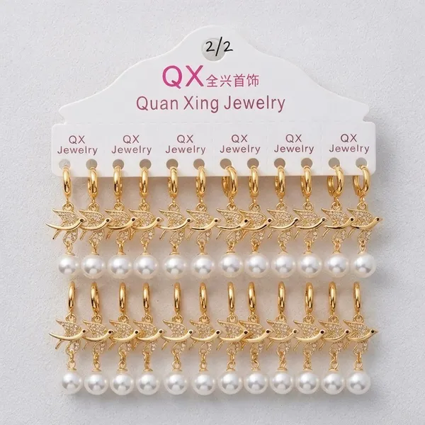 Gold_Tone_Pearl_Drop_Crescent_Moon_Earrings_For_Women